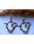 Серьги "Змея". 